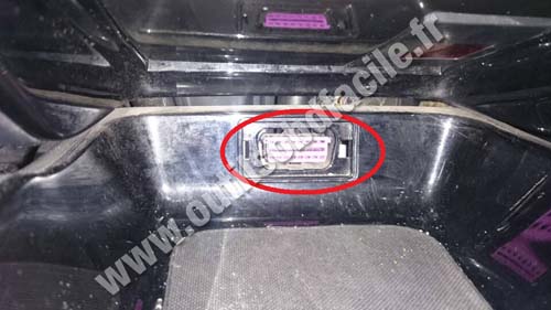 Audi S3 OBD 2 socket