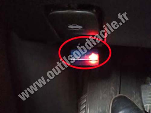 Chevrolet Captiva - OBD socket