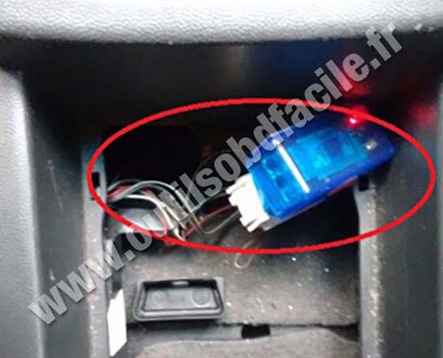 Chevrolet Meriva A OBD port