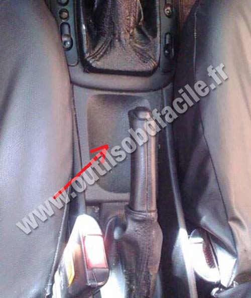 Chevrolet Vectra B handbrake