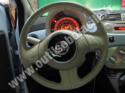 Fiat 500 dashboard