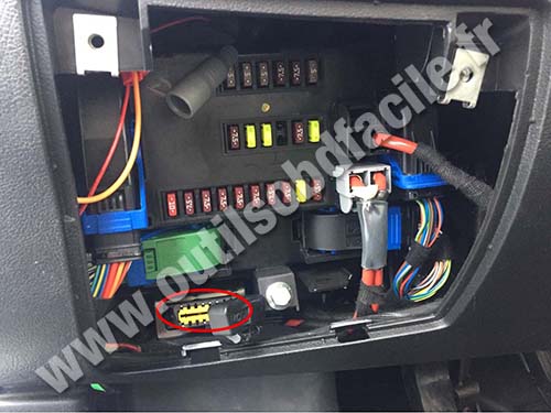 Fiat Ducato - OBD plug