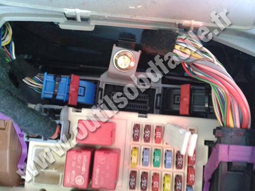 Fiat Ducato OBD2 diagnostic port