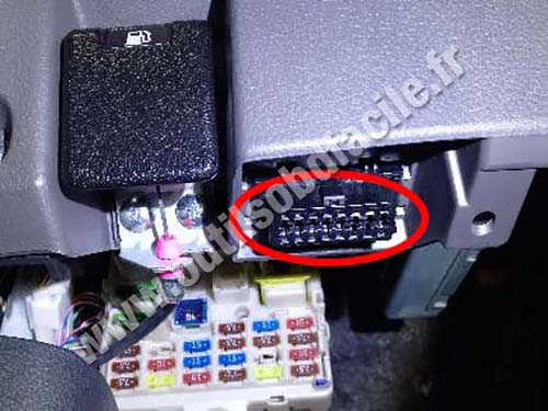 Fiat Fullback - OBD port