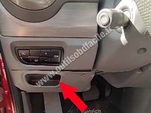 Fiat Grand Siena - Storage compartment