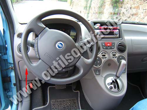 Fiat Panda 2 dashboard