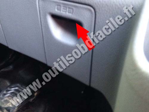 Ford Transit Custom RHD OBD trapdoor