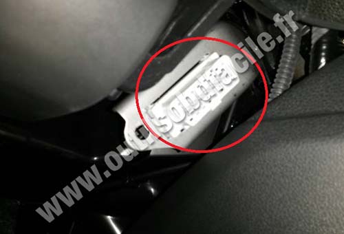 Honda Jazz OBD2 socket