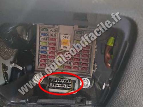 Hyundai Creta - OBD socket