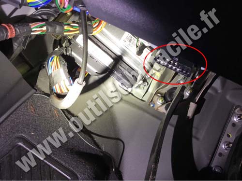 Hyundai Getz OBD2 plug