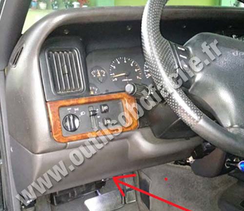 Jeep Cherokee dashboard