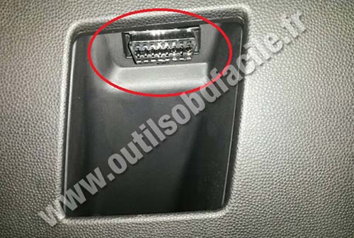 Mazda 2 OBD2 socket