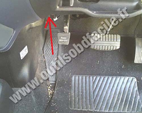 Mitsubishi Colt Plus pedals