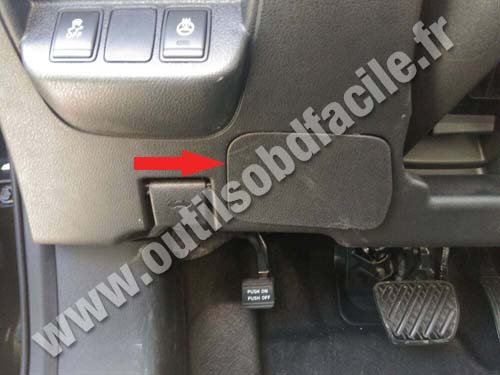 Nissan Leaf - OBD Plastic cover