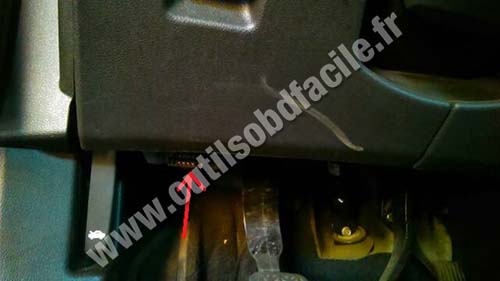 Opel Astra pedals