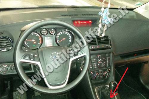 Opel Meriva dashboard