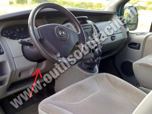 Opel Vivaro dashboard