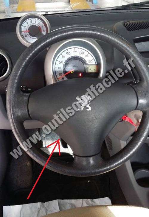 Peugeot 107 dashboard