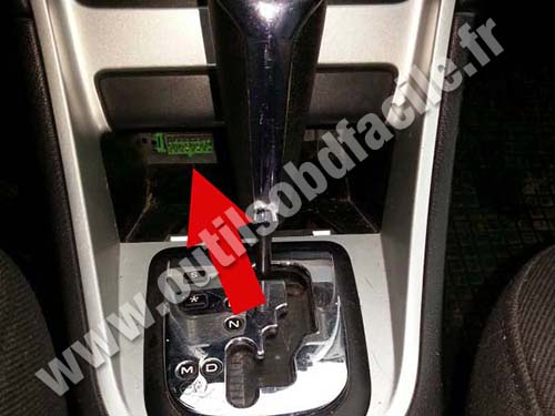 Peugeot 307 Automatic transmission gear selector