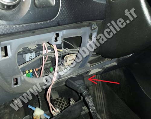 Seat Altea OBD2 plug