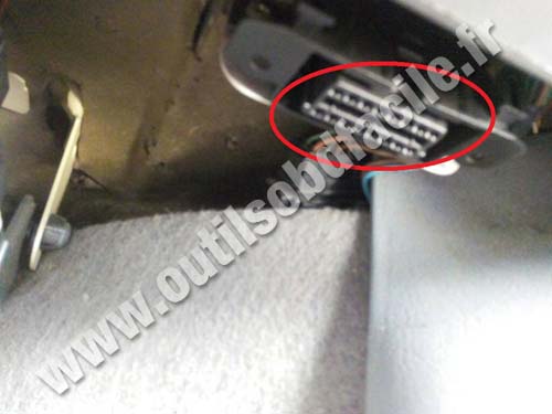 Skoda Felicia OBD socket