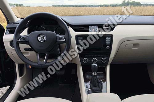 Skoda Octavia 3 dashboard