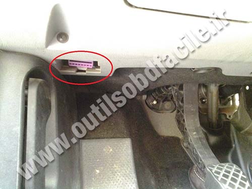 Skoda Octavia 2 Combi OBD2 diagnostics port