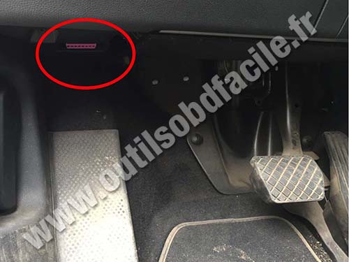 Skoda Yeti OBD2 plug