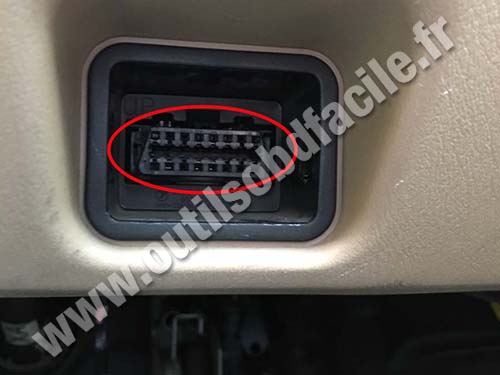 Subaru Forester - OBD socket