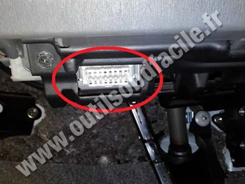 Toyota Prius OBD socket