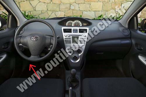 Toyota Yaris dahsboard