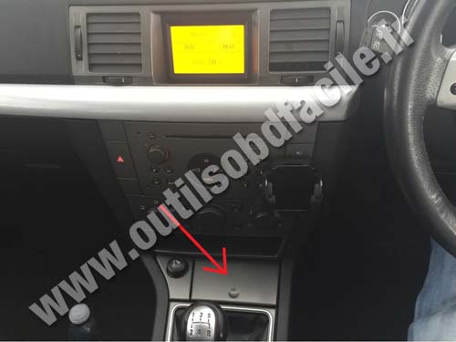 Vauxhall Vectra C central console