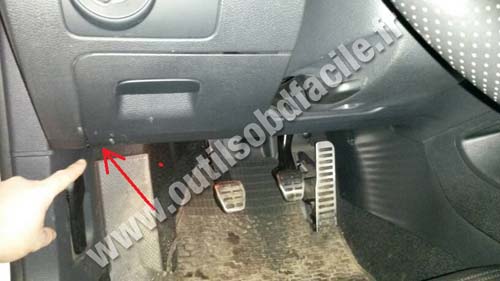 Volkswagen Scirocco pedals