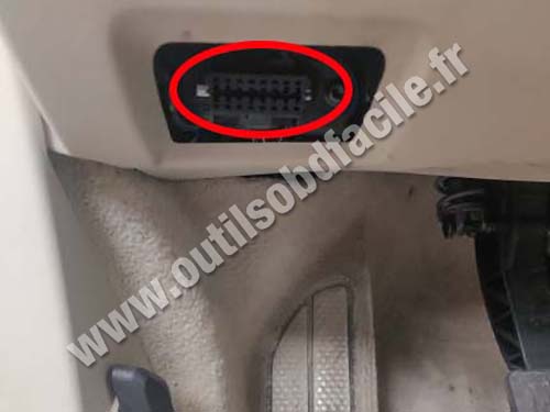 Volvo V60 - OBD port