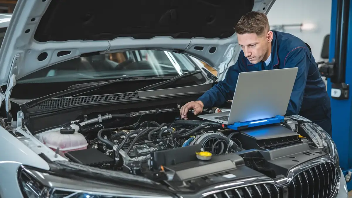 Motor-Remapping bei einem Auto