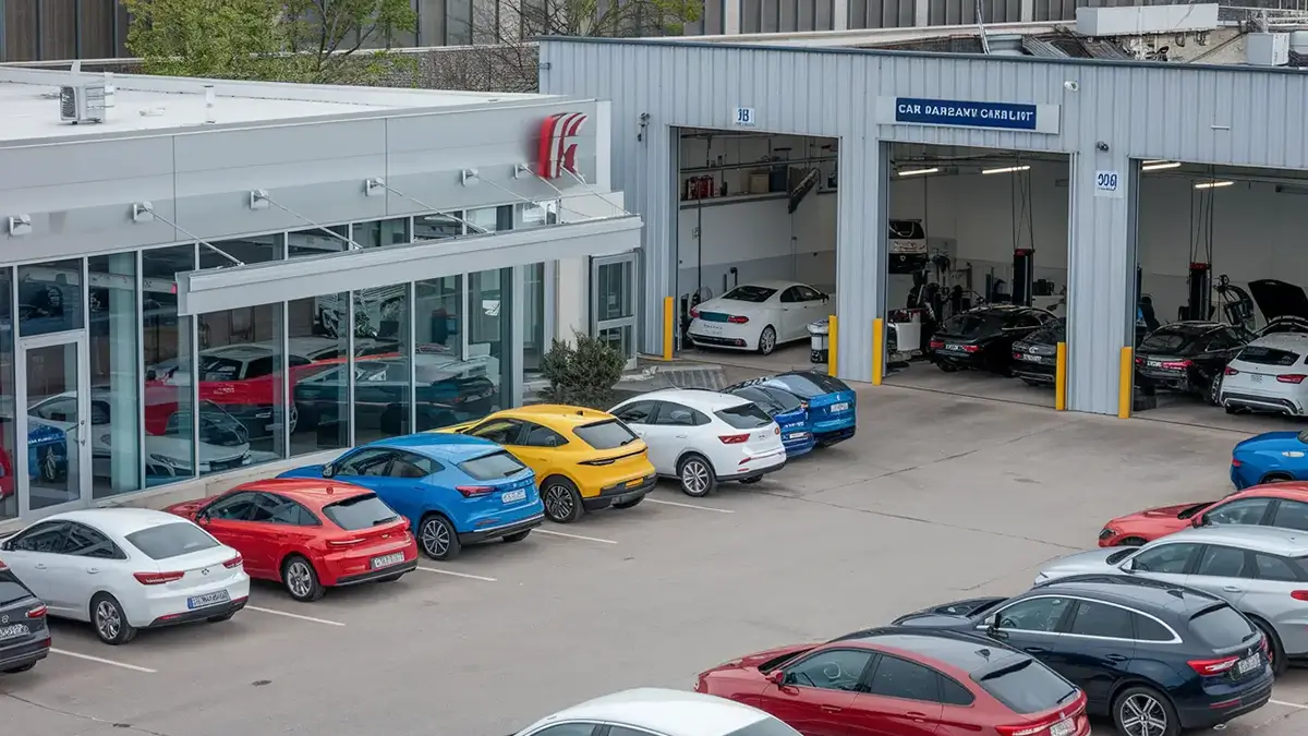 Werkstatt einer Automobilmarke