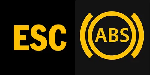 ESC- und ABS-Kontrollleuchte bei Fiat