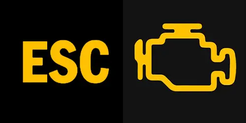 ESC- und Motorkontrollleuchte bei Fiat
