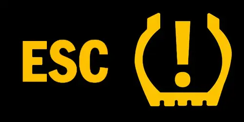 ESC- und Reifendruckkontrollleuchte bei Fiat