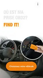 Mobile App Wo ist meine OBD2-Schnittstelle? Find it!
