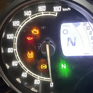 Motorradkontrollleuchten